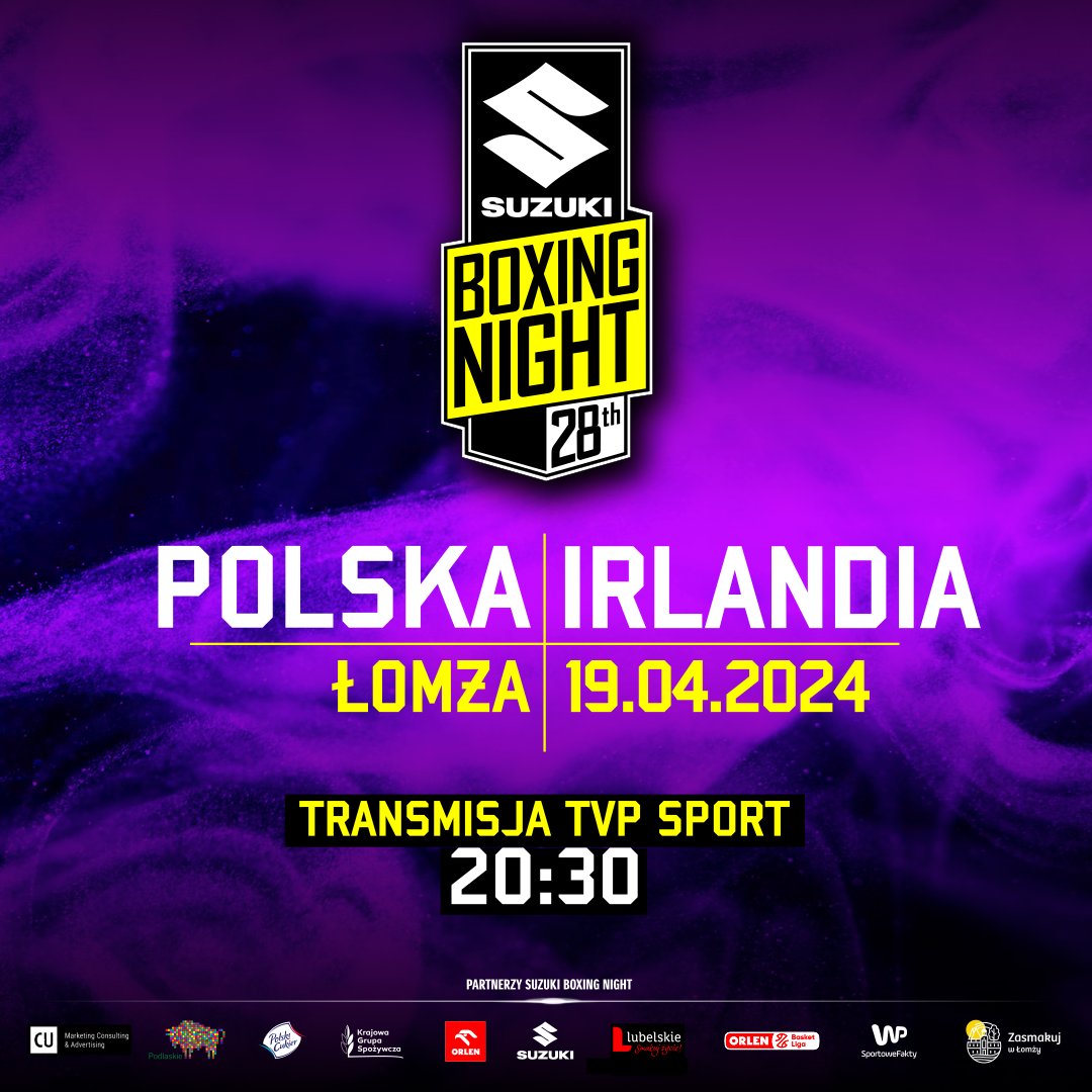 Suzuki Boxing Night 28: już jutro mecz Polska – Irlandia w Łomży