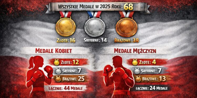 Polski boks świętuje rekordowy rok 2025 – 68 medali na arenie międzynarodowej!